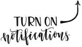 Turn on notifications