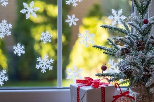Festive Christmas Window Decor